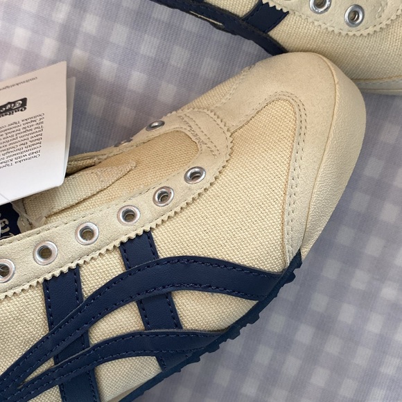 Onitsuka Tiger Tan Fabric Sneakers - Picture 4 of 6
